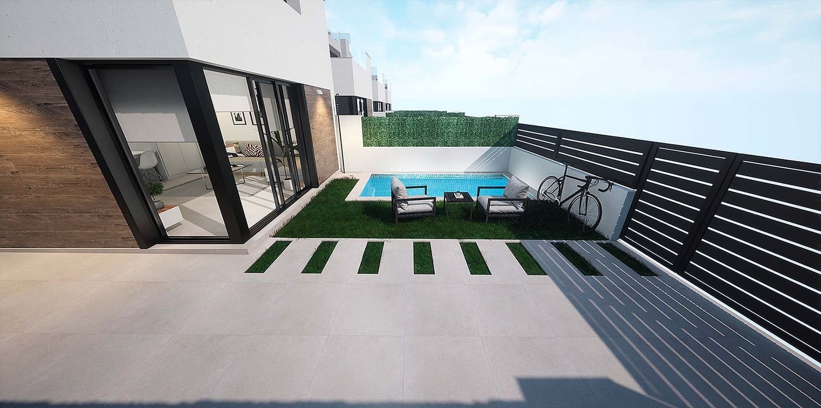 3 chambre Villa/Maison à vendre à Los Alcazares avec piscine garage - 419 900 € (Ref: 9459141)