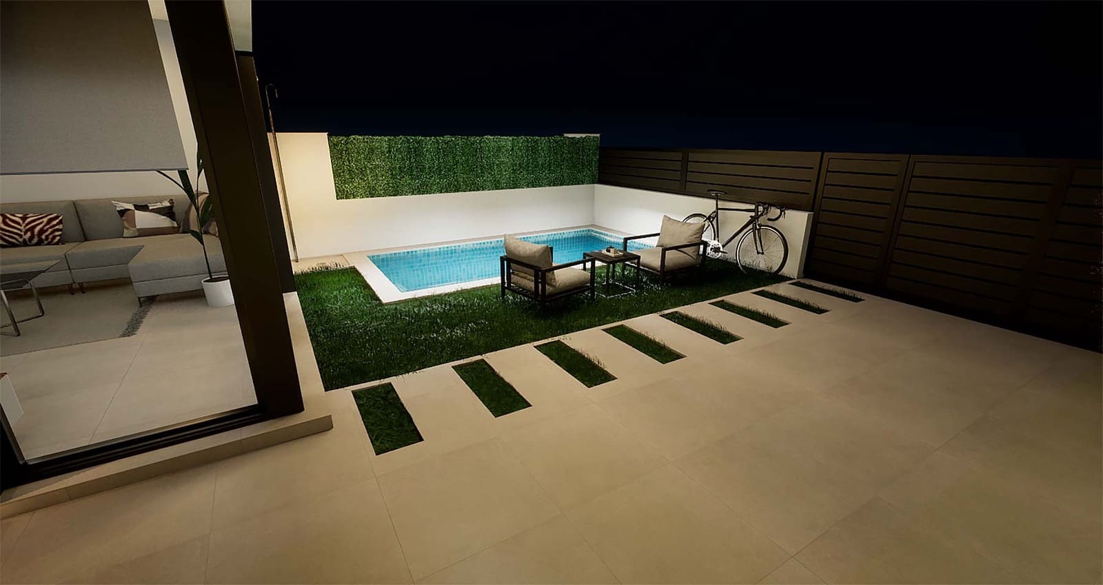 3 chambre Villa/Maison à vendre à Los Alcazares avec piscine garage - 419 900 € (Ref: 9459141)