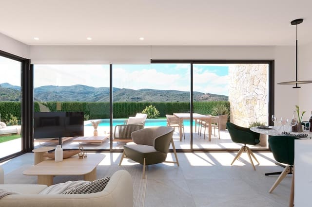 Chalet de 3 habitaciones en Monforte del Cid en venta con piscina garaje - 489.000 € (Ref: 9459142)