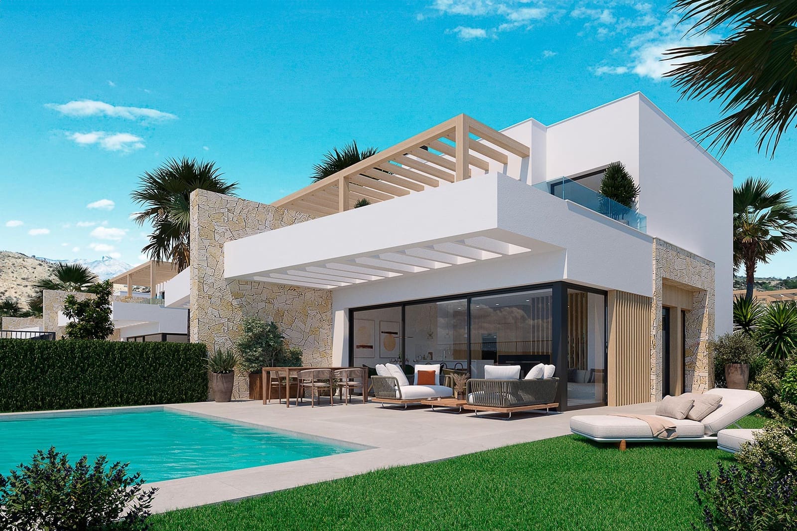 3 bedroom Villa for sale in Monforte del Cid with pool garage - € 489,000 (Ref: 9459142)