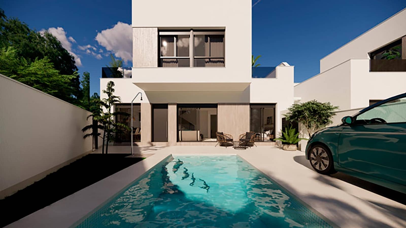 3 bedroom Villa for sale in San Fulgencio with pool garage - € 355,000 (Ref: 9459143)