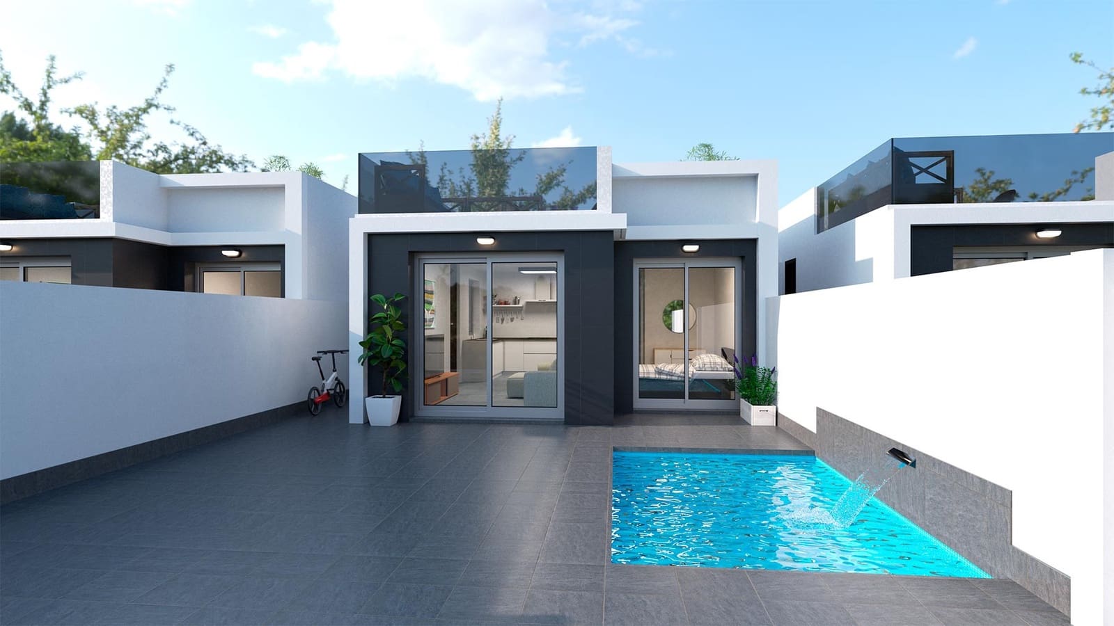 Chalet de 3 habitaciones en San Javier en venta con piscina garaje - 299.900 € (Ref: 9459158)