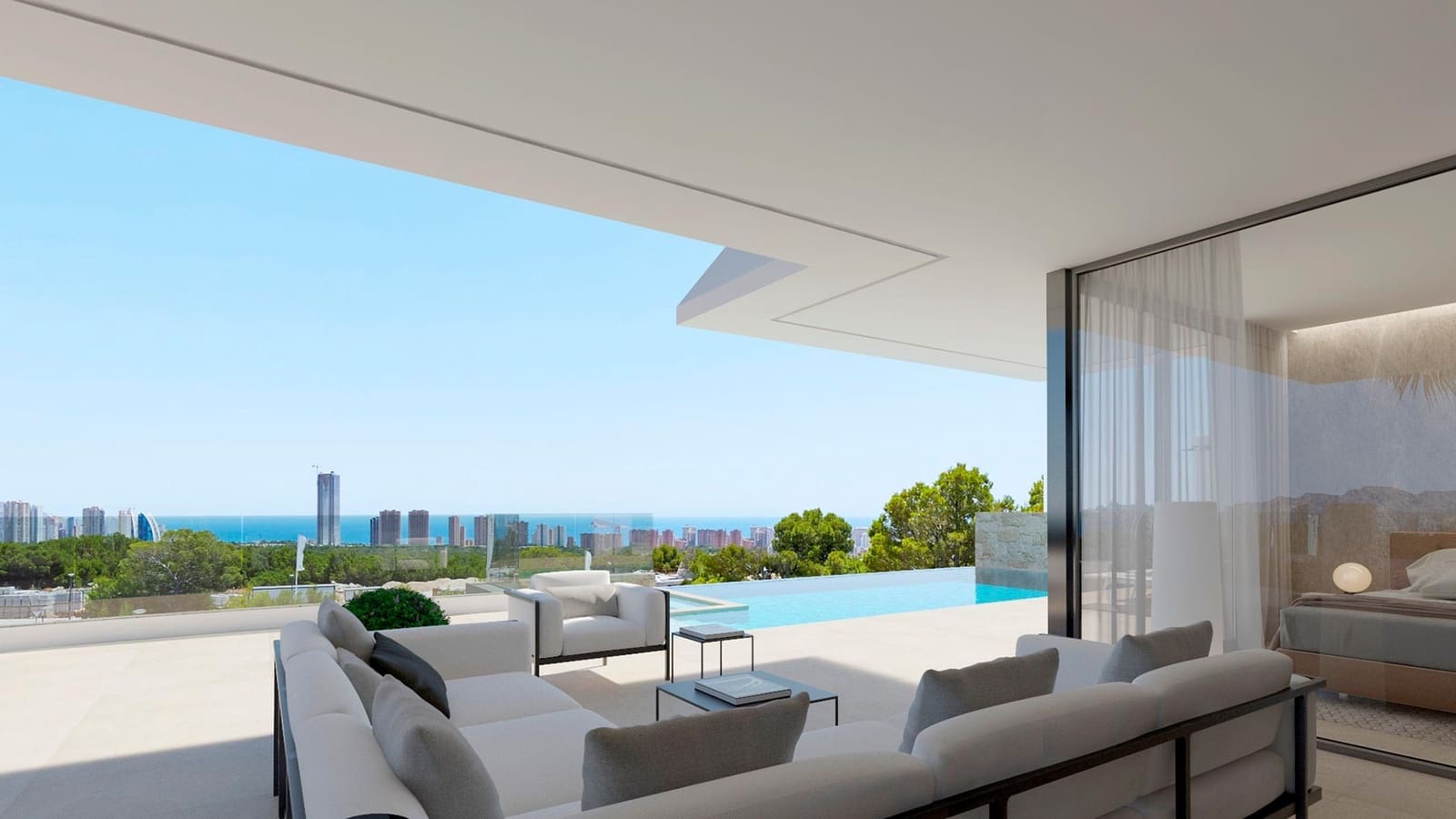 5 makuuhuone Huvila myytävänä paikassa Finestrat mukana uima-altaan 
autotalli - 2 600 000 € (Ref: 9459165)