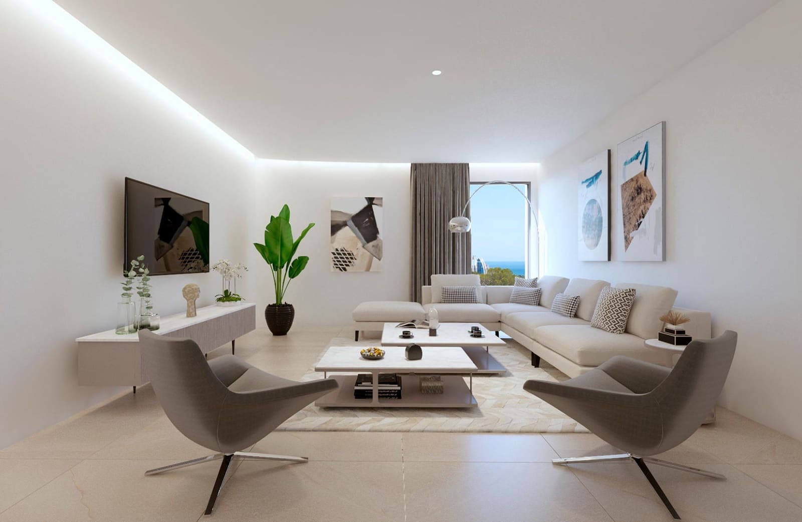 5 makuuhuone Huvila myytävänä paikassa Finestrat mukana uima-altaan 
autotalli - 2 600 000 € (Ref: 9459165)