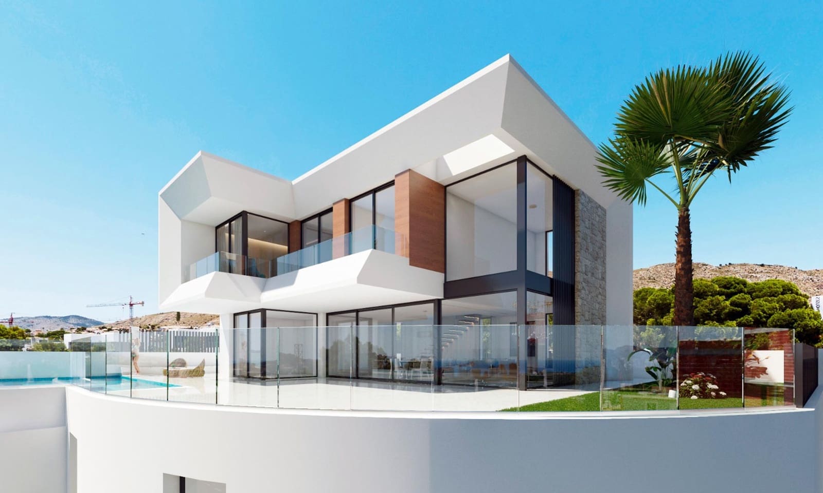 5 makuuhuone Huvila myytävänä paikassa Finestrat mukana uima-altaan 
autotalli - 2 600 000 € (Ref: 9459165)