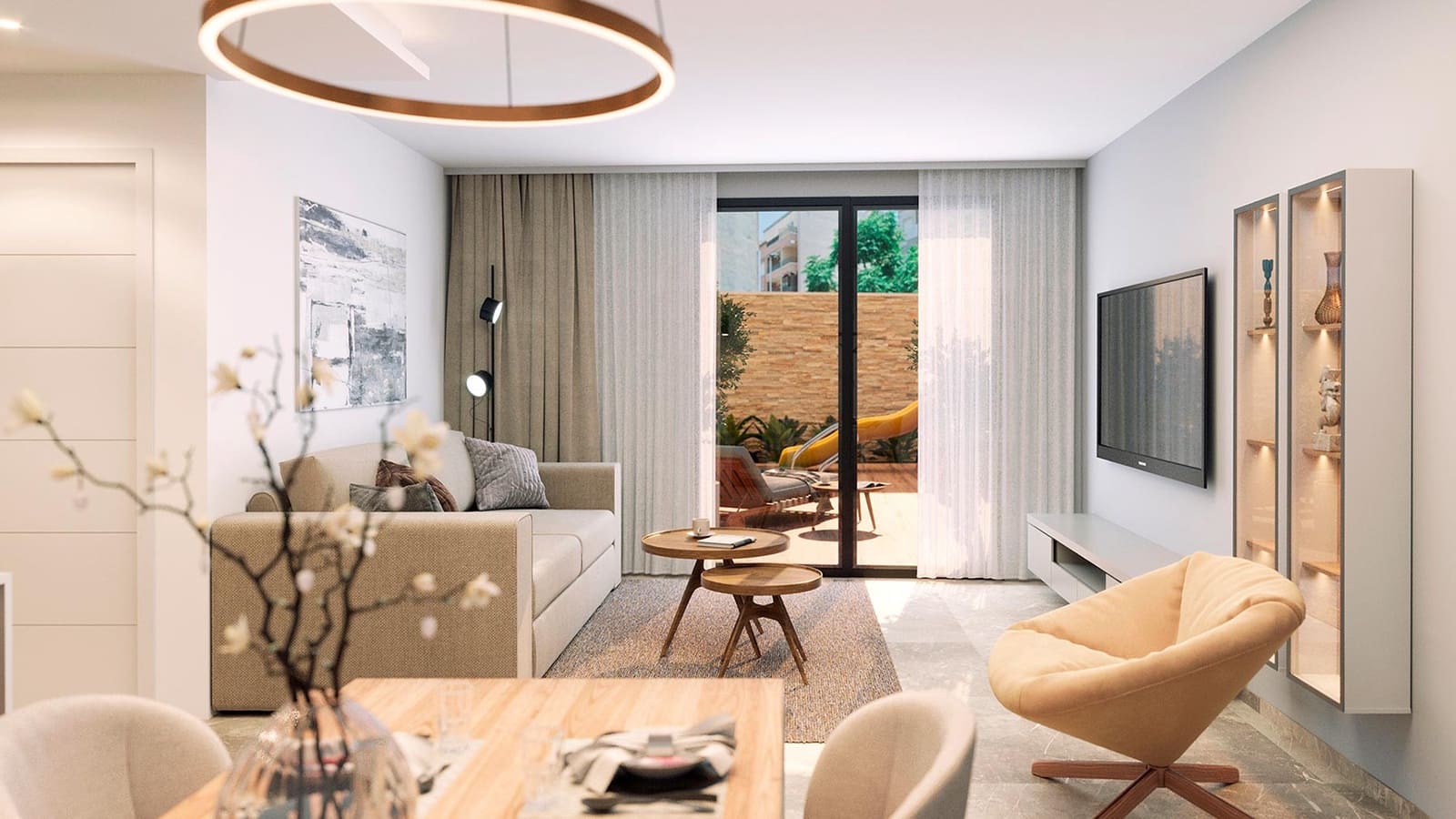 1 quarto Apartamento para venda em Torrevieja com piscina - 195 000 € (Ref: 9459166)