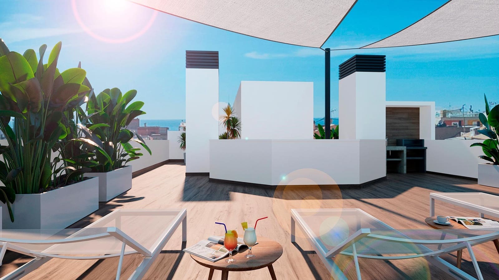 2 makuuhuone Kattohuoneisto myytävänä paikassa Torrevieja mukana uima-altaan - 380 000 € (Ref: 9459168)