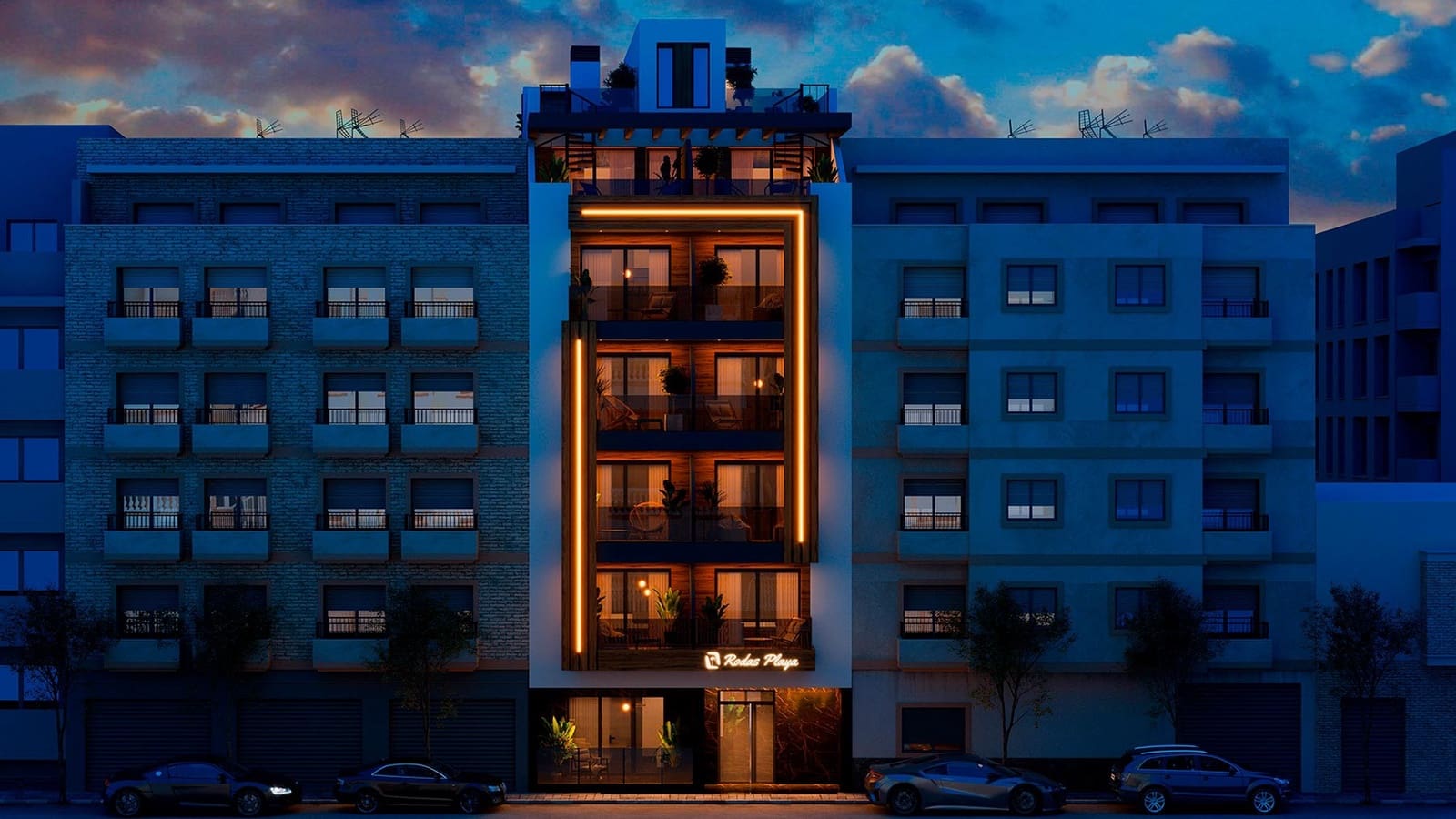 2 makuuhuone Kattohuoneisto myytävänä paikassa Torrevieja mukana uima-altaan - 380 000 € (Ref: 9459168)