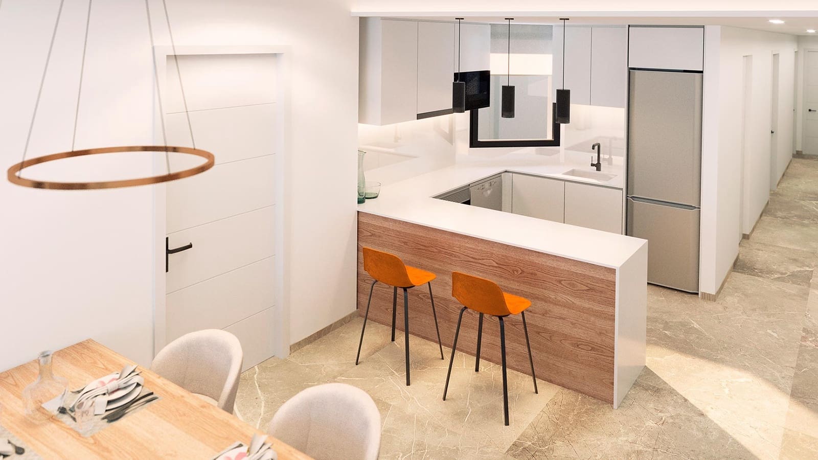 2 makuuhuone Kattohuoneisto myytävänä paikassa Torrevieja mukana uima-altaan - 380 000 € (Ref: 9459168)