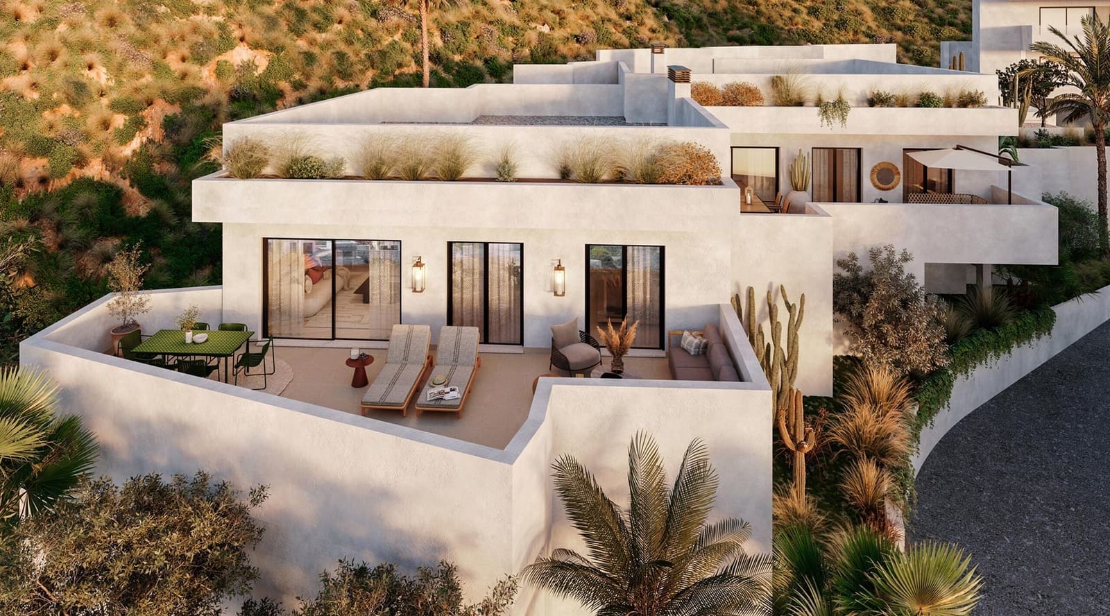 2 quarto Bungalow para venda em Mojacar com piscina garagem - 420 000 € (Ref: 9459187)