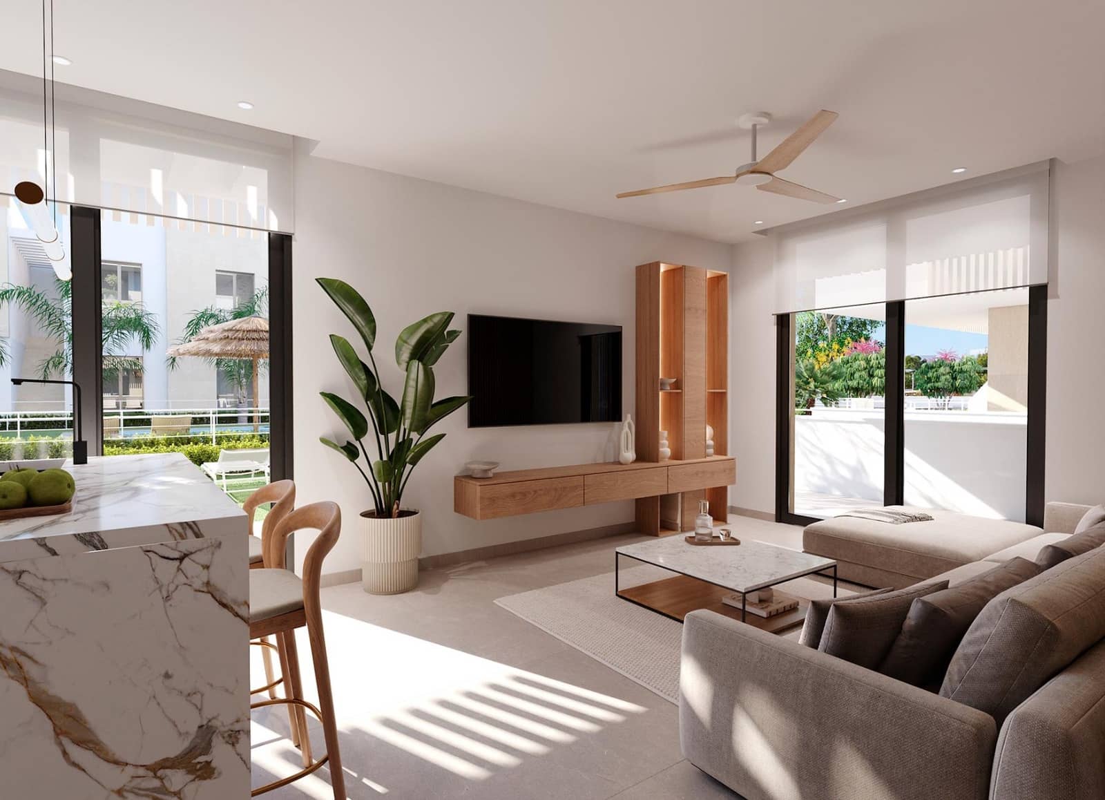 3 chambre Penthouse à vendre à Torre-Pacheco avec piscine garage - 419 900 € (Ref: 9459283)