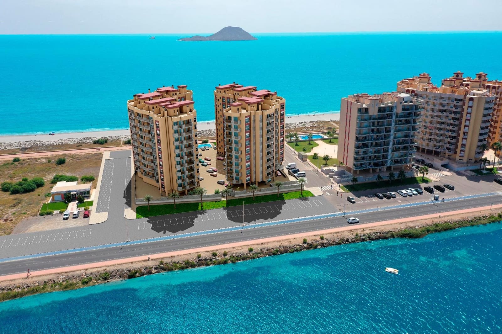 1 bedroom Apartment for sale in La Manga del Mar Menor with pool - € 205,033 (Ref: 9459321)