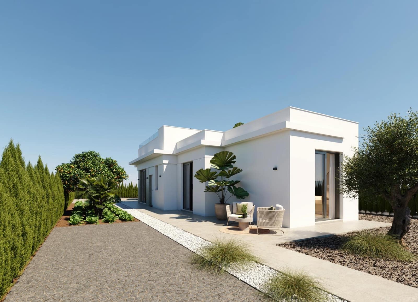 2 bedroom Villa for sale in Fuente Alamo de Murcia with pool garage - € 279,900 (Ref: 9459336)