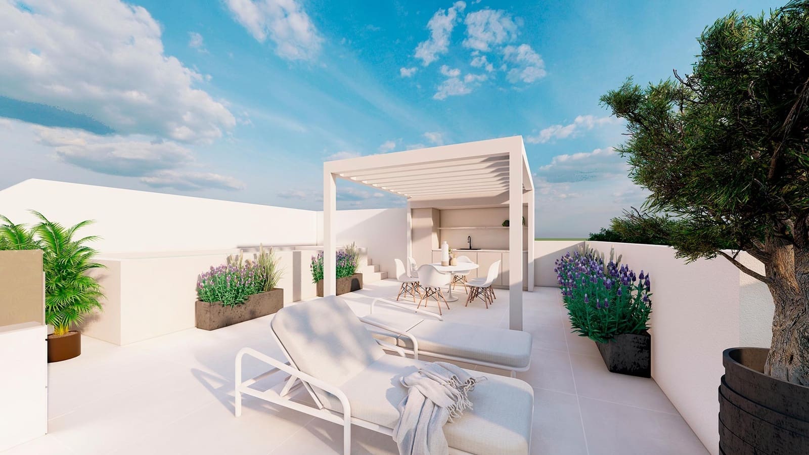 2 Zimmer Bungalow zu verkaufen in Pilar de la Horadada mit Pool Garage - 369.000 € (Ref: 9459340)