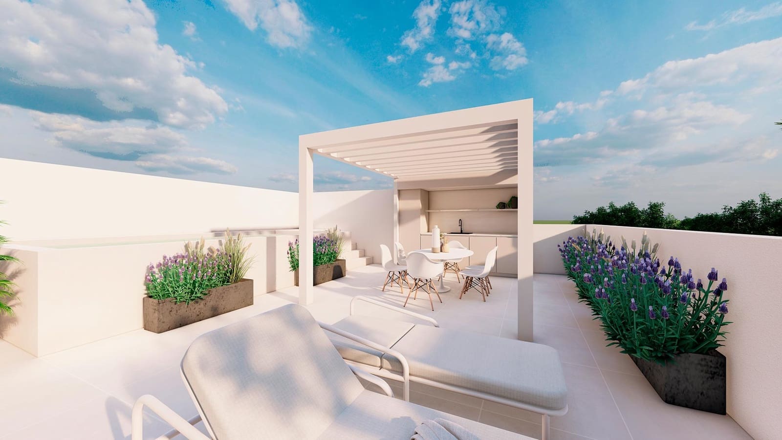 2 Zimmer Bungalow zu verkaufen in Pilar de la Horadada mit Pool Garage - 369.000 € (Ref: 9459340)