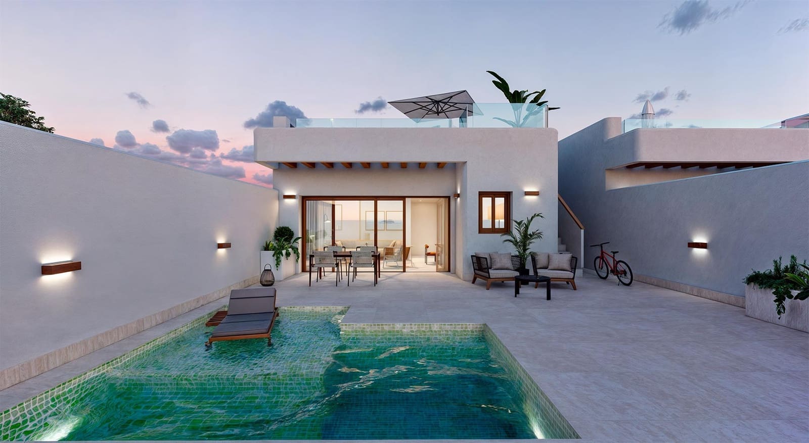 2 Zimmer Villa zu verkaufen in Torre-Pacheco mit Pool Garage - 264.900 € (Ref: 9459343)