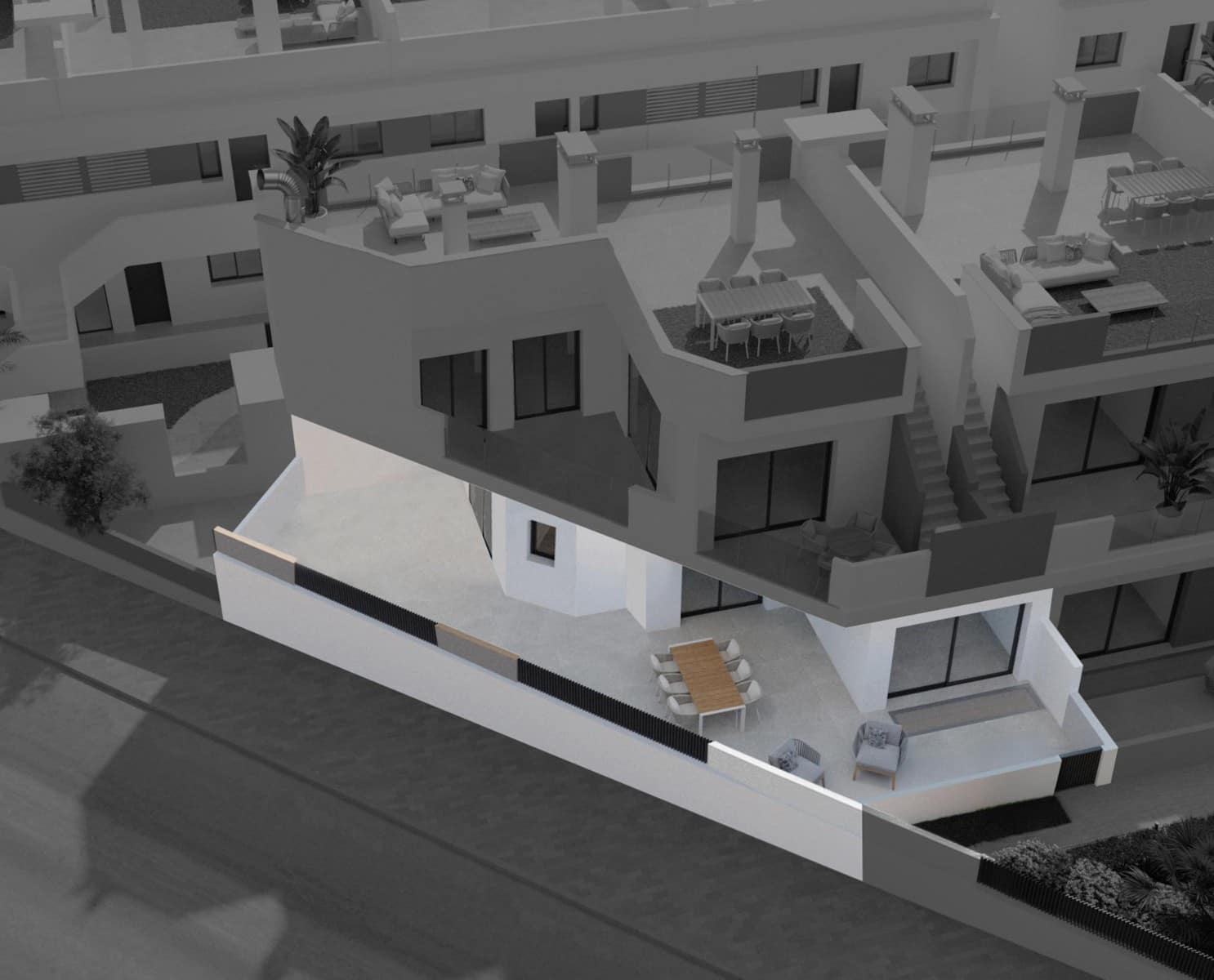 2 Zimmer Villa zu verkaufen in Torrevieja mit Pool Garage - 330.000 € (Ref: 9504651)