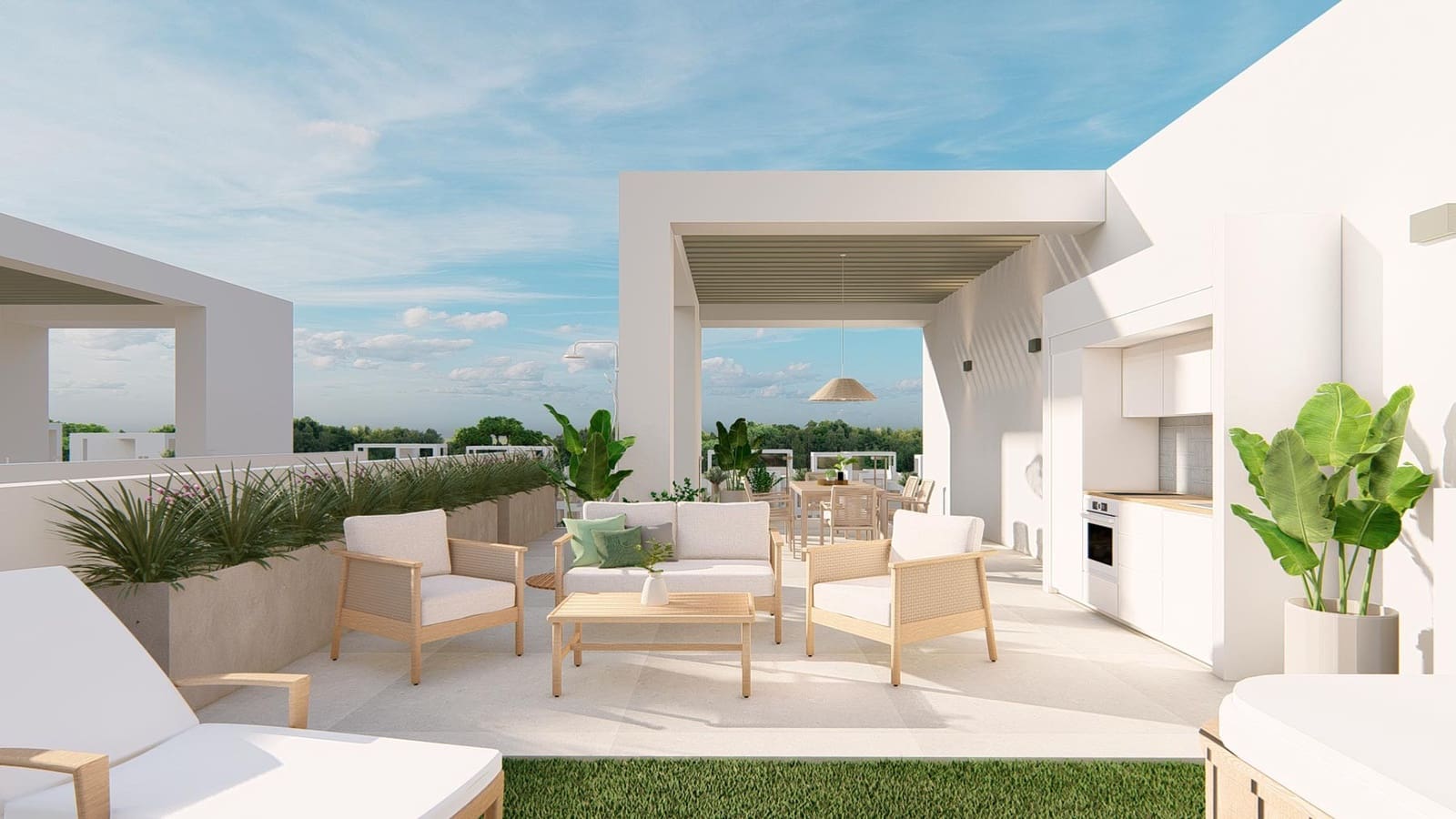 2 bedroom Bungalow for sale in Ciudad Quesada with pool garage - € 300,000 (Ref: 9508983)