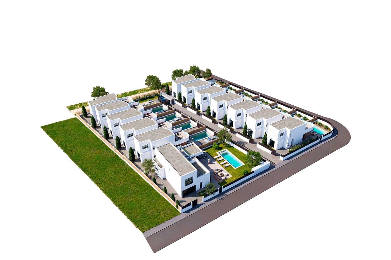Chalet de 3 habitaciones en Los Montesinos en venta con piscina garaje - 445.000 € (Ref: 9528886)
