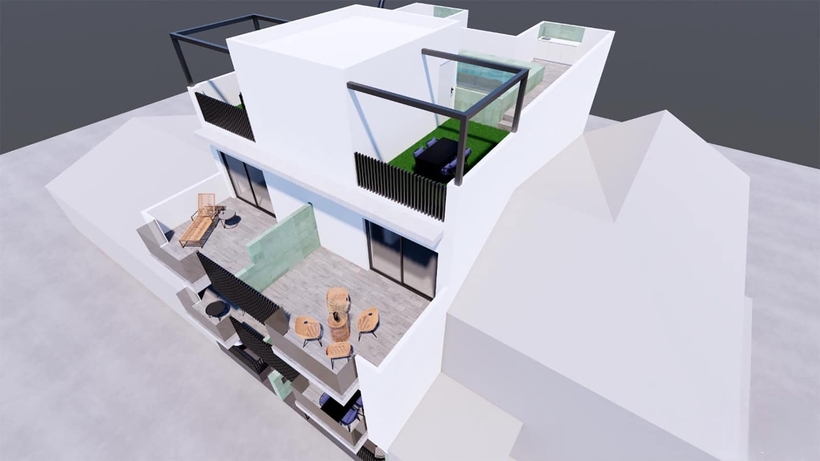 2 slaapkamer Penthouse te koop in Pilar de la Horadada met zwembad - € 350.000 (Ref: 9537793)