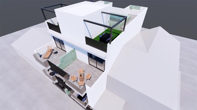 2 slaapkamer Penthouse te koop in Torre de la Horadada, Pilar de la Horadada met zwembad - € 350.000 (Ref: 9537793)