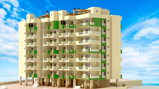 2 makuuhuone Huoneisto myytävänä paikassa La Manga del Mar Menor mukana uima-altaan - 218 360 € (Ref: 9542292)