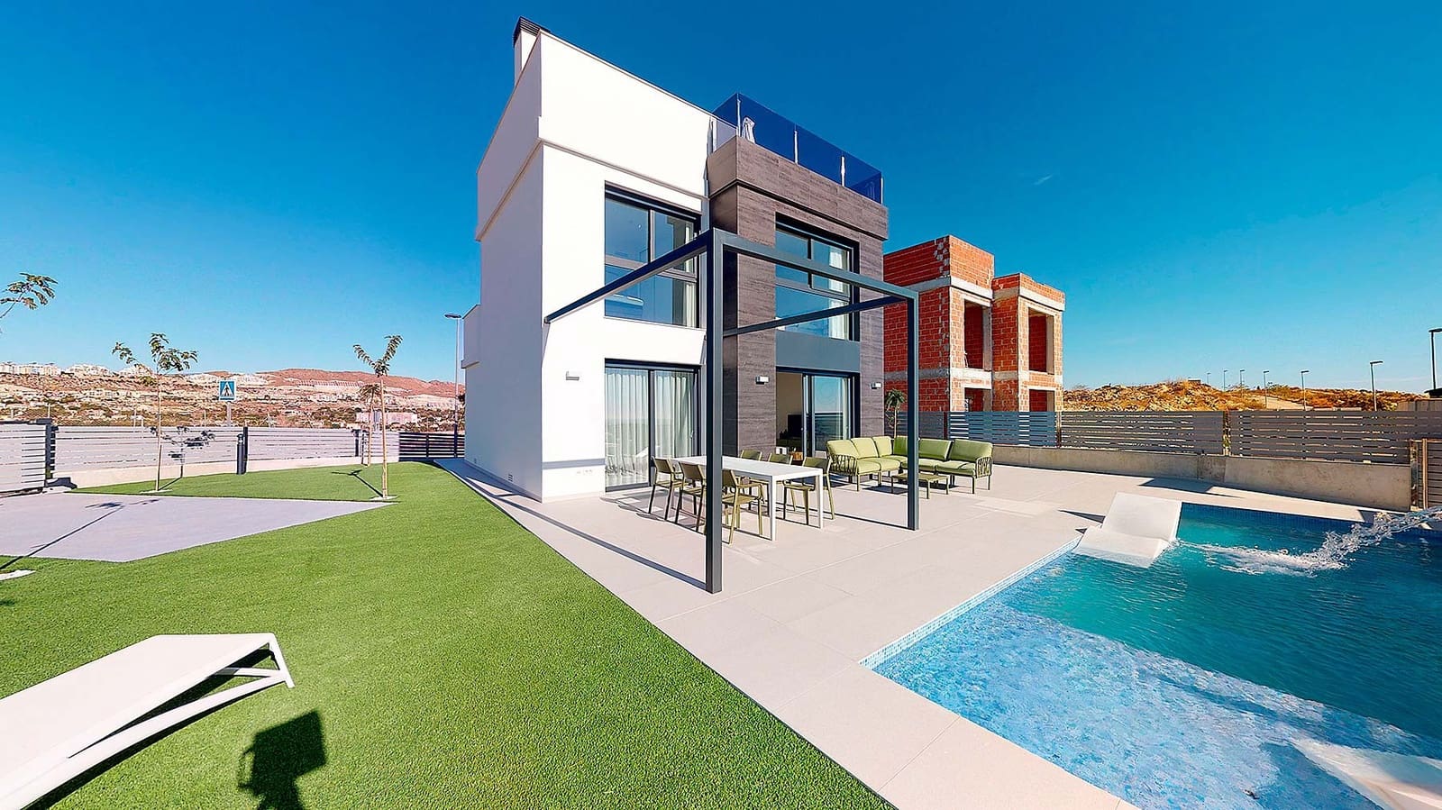 3 chambre Villa/Maison à vendre à Muchamiel / Mutxamel avec piscine garage - 450 000 € (Ref: 9616826)