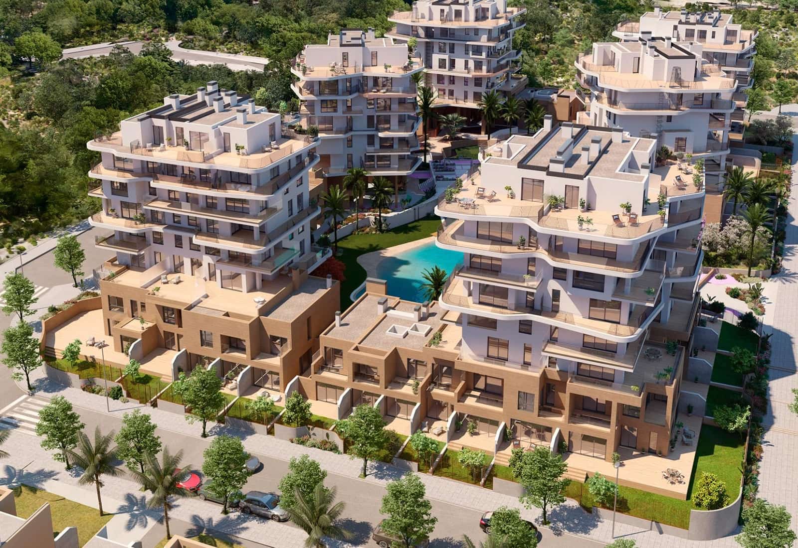 1 slaapkamer Appartement te koop in La Villajoyosa / Vila Joiosa met zwembad garage - € 340.000 (Ref: 9678171)