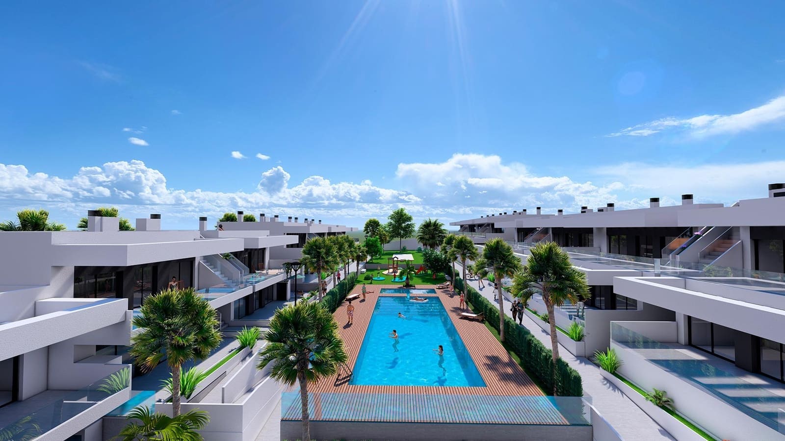 2 chambre Bungalow à vendre à Algorfa avec piscine garage - 277 000 € (Ref: 9687340)