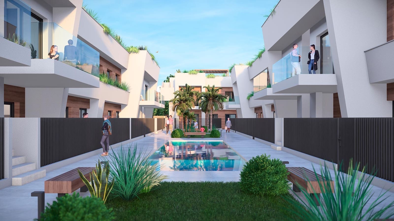 Bungalow de 3 habitaciones en Torre-Pacheco en venta con piscina garaje - 240.000 € (Ref: 9694216)