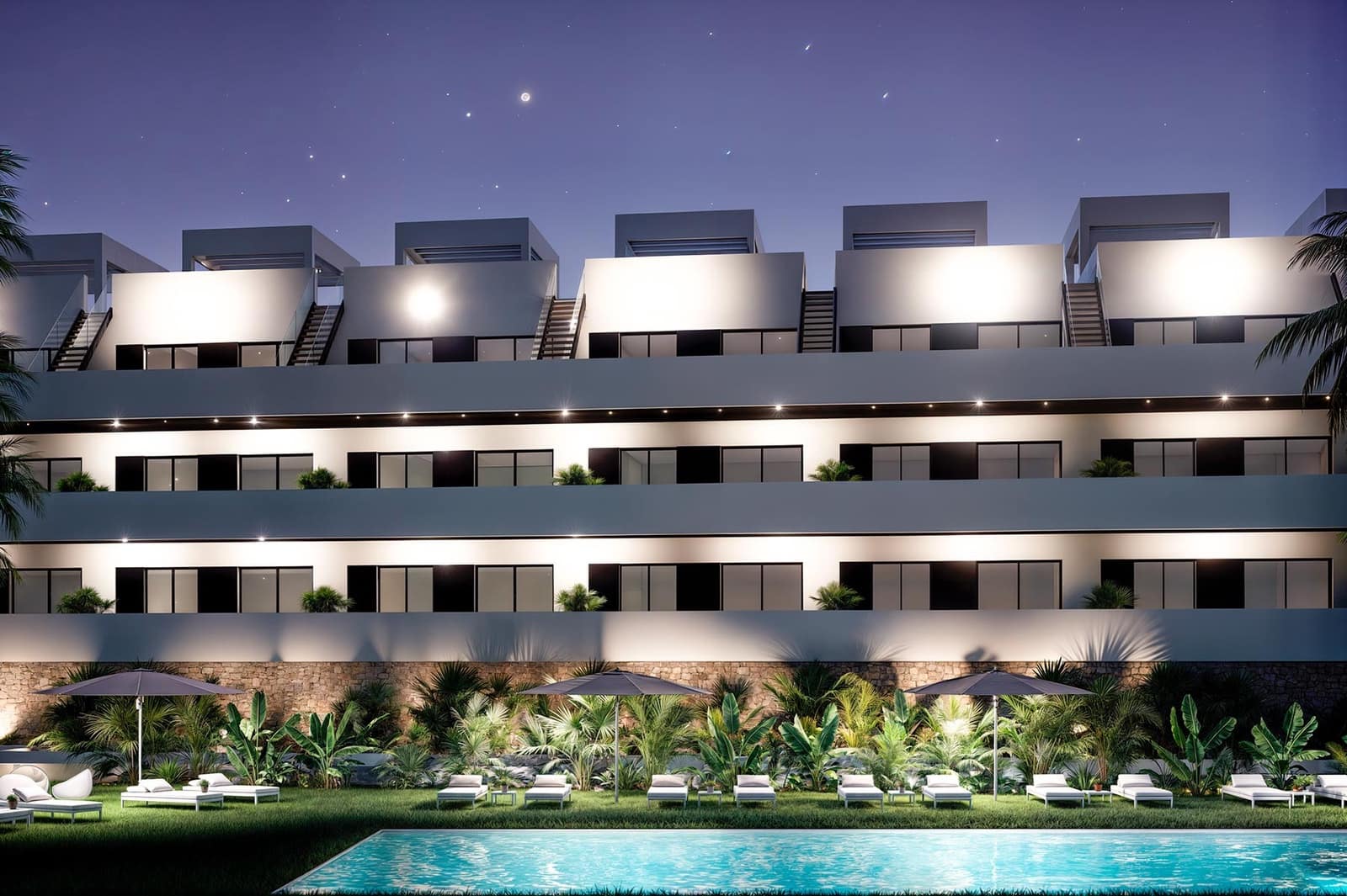 Ático de 2 habitaciones en Finestrat en venta con piscina garaje - 362.400 € (Ref: 9805210)