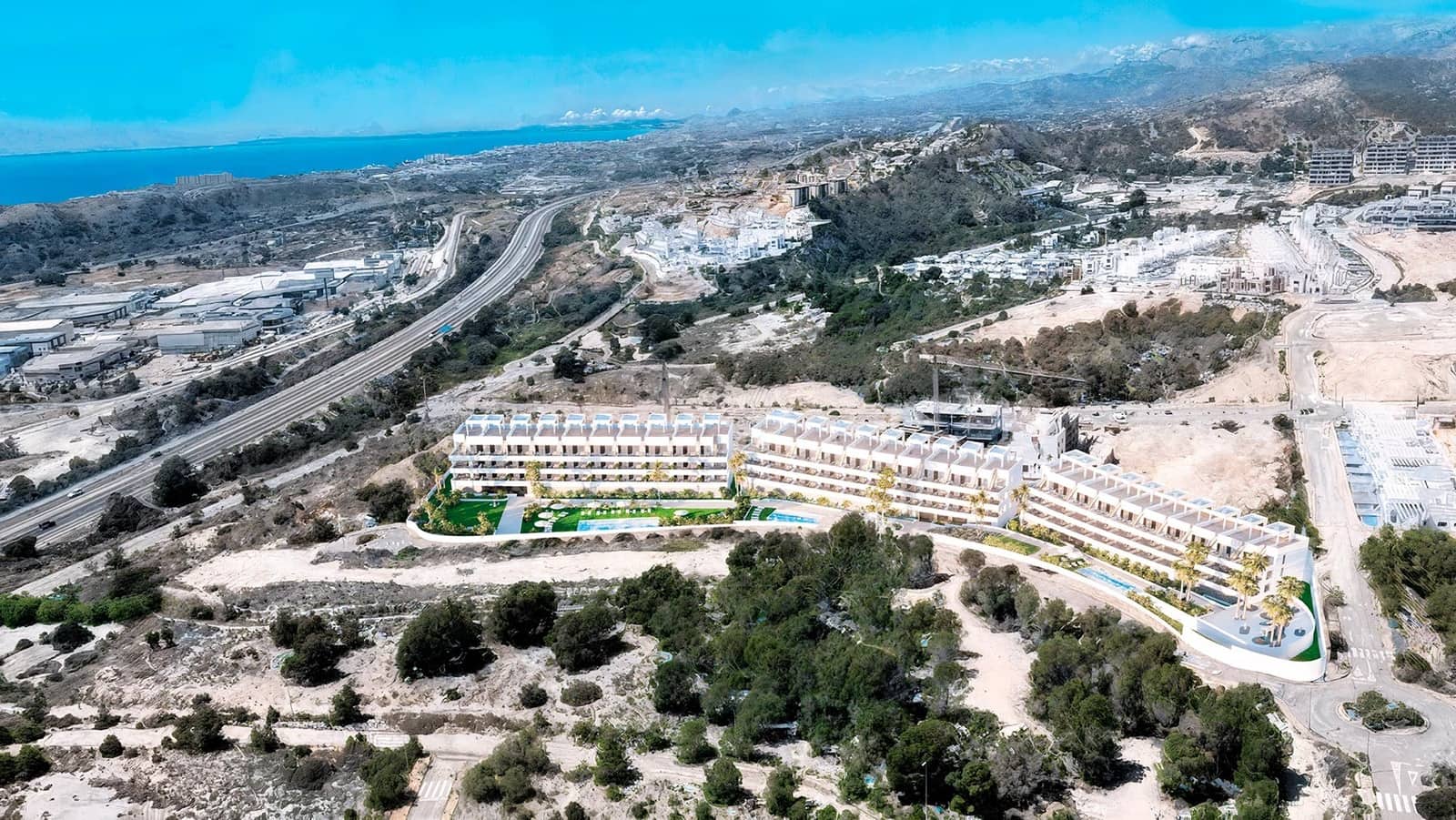 Ático de 2 habitaciones en Finestrat en venta con piscina garaje - 362.400 € (Ref: 9805210)