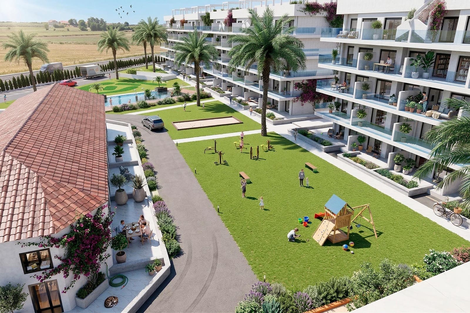 Ático de 2 habitaciones en El Raso en venta con piscina garaje - 345.000 € (Ref: 9805220)