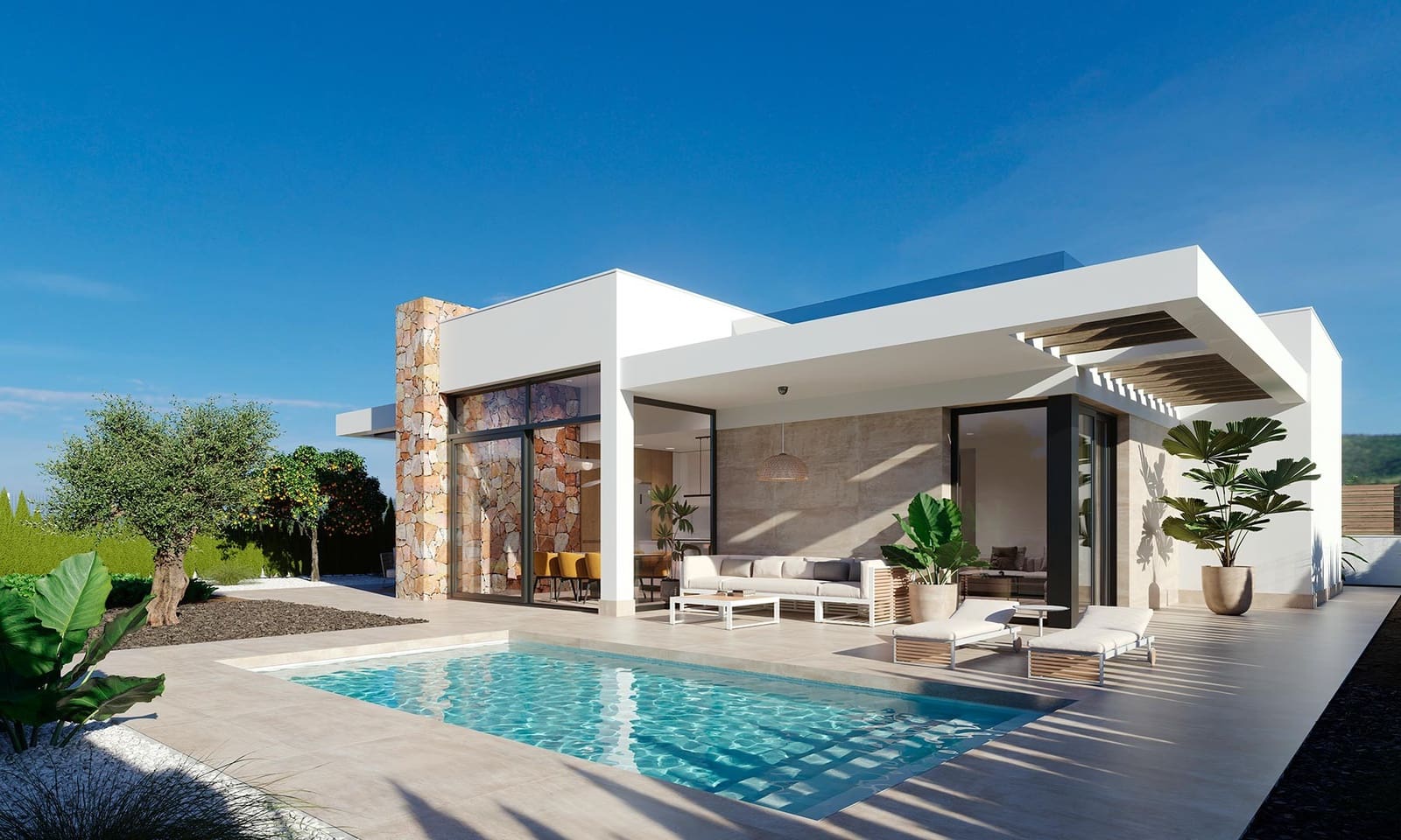 3 chambre Villa/Maison à vendre à Hacienda del Alamo avec piscine garage - 439 900 € (Ref: 9805420)