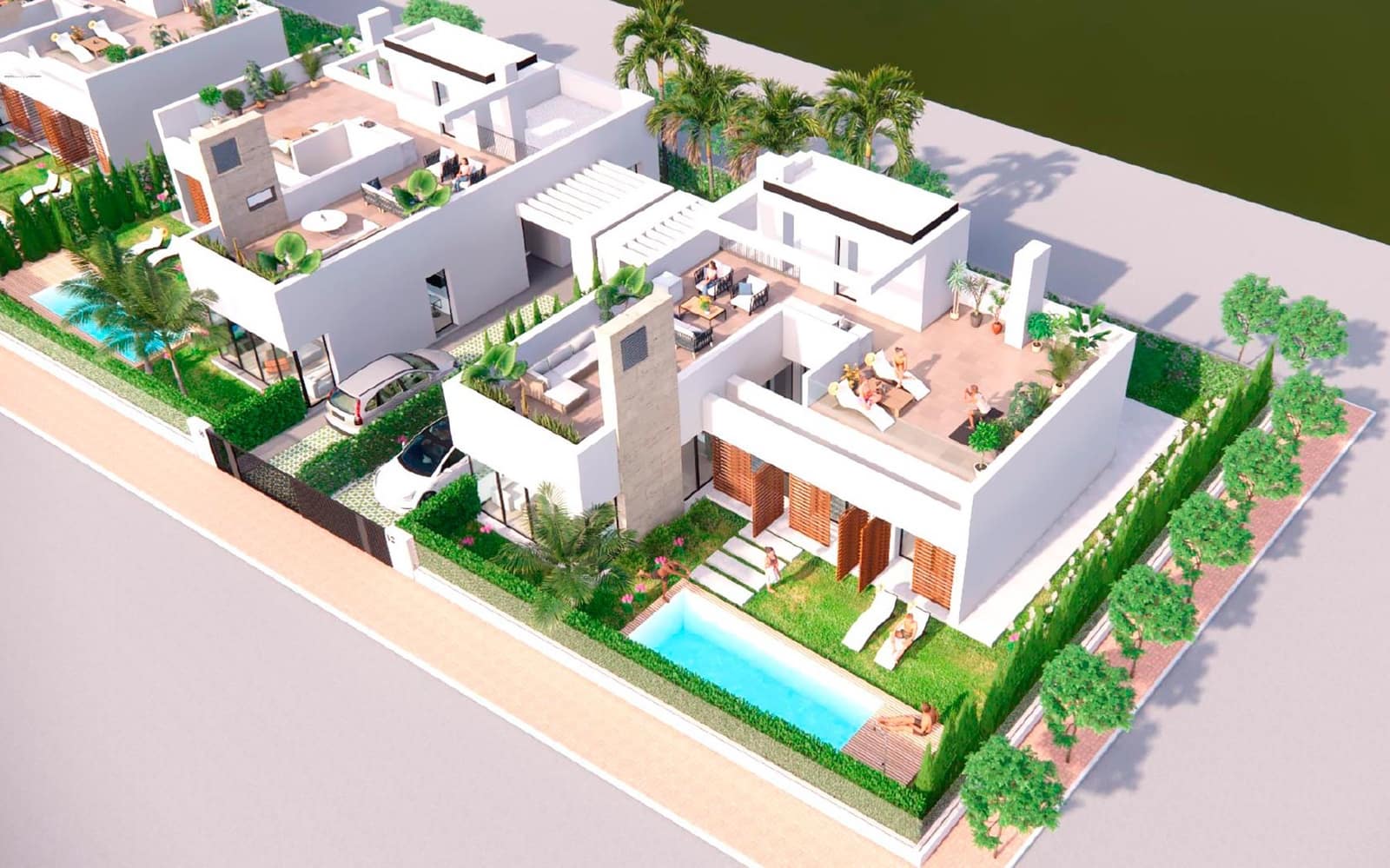 3 Zimmer Villa zu verkaufen in Los Alcazares mit Pool Garage - 869.900 € (Ref: 9832745)
