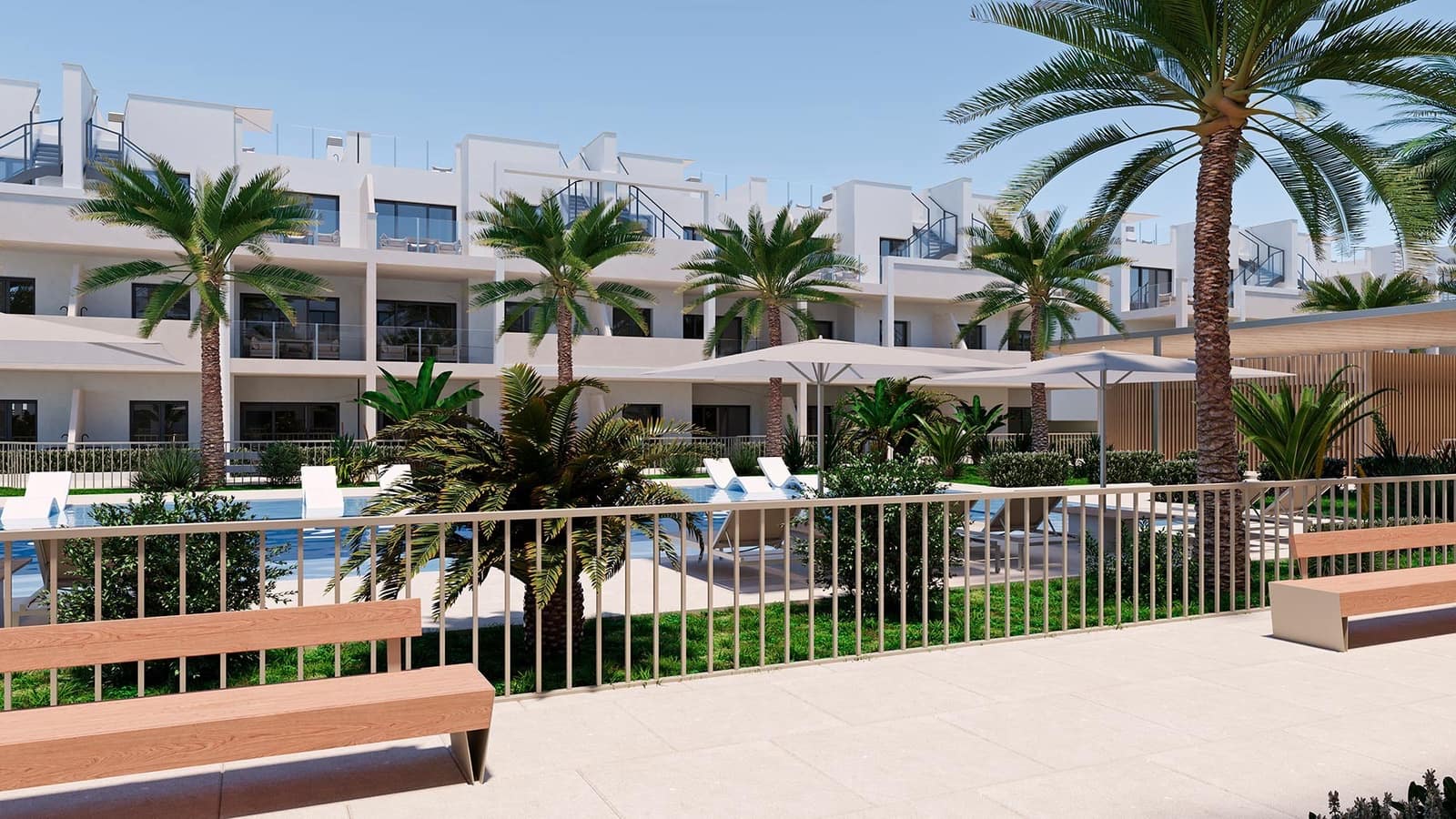 2 chambre Penthouse à vendre à San Cayetano avec piscine garage - 277 900 € (Ref: 9832882)