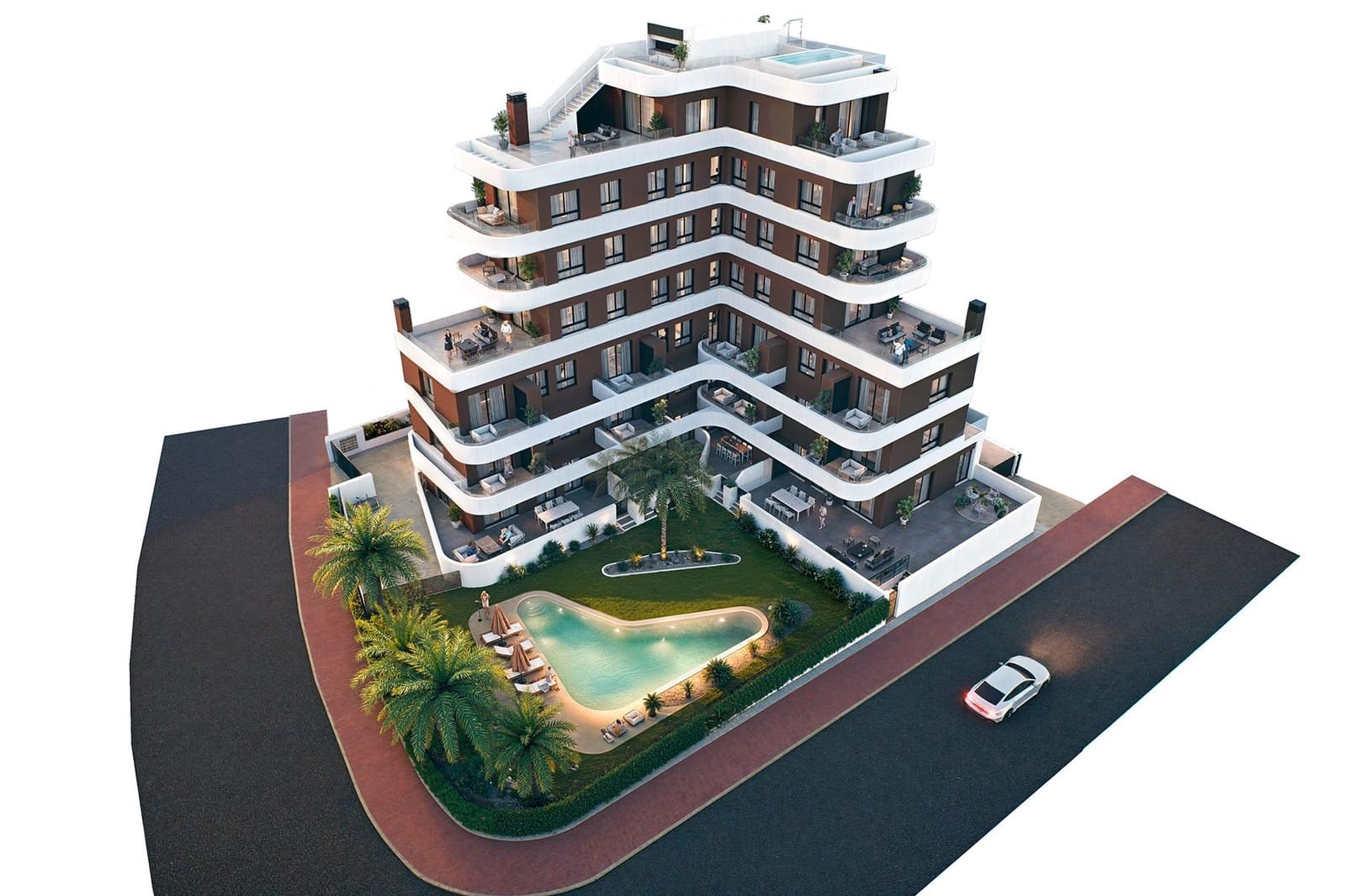 2 slaapkamer Appartement te koop in Guardamar del Segura met zwembad garage - € 315.000 (Ref: 9844206)