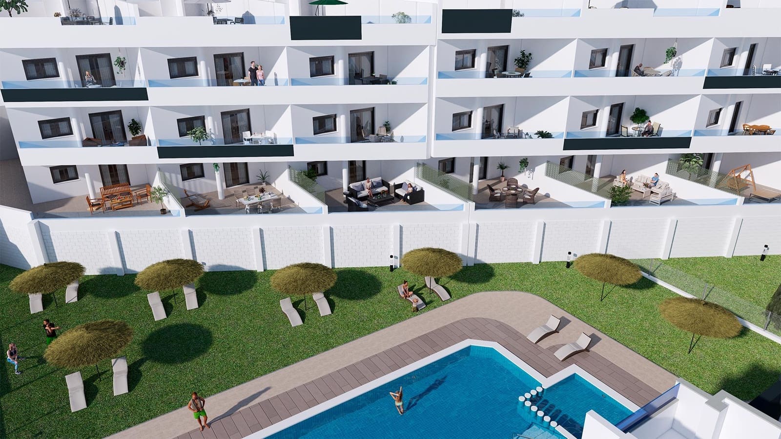 2 Zimmer Bungalow zu verkaufen in Los Altos mit Pool Garage - 263.000 € (Ref: 9844476)