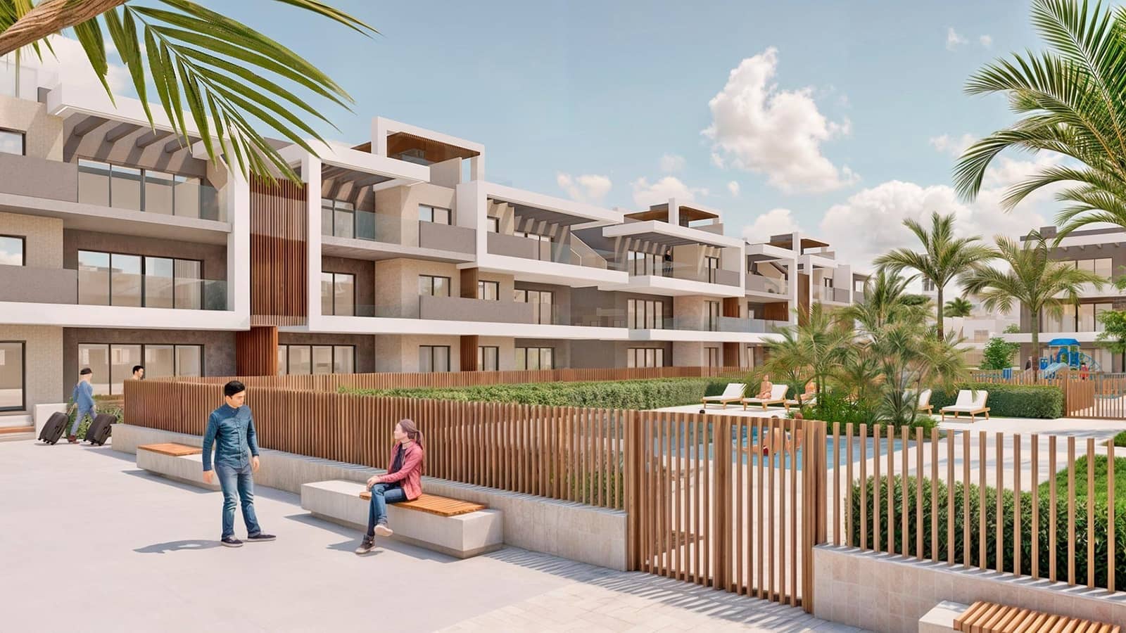 3 makuuhuone Bungalow myytävänä paikassa Pilar de la Horadada mukana uima-altaan 
autotalli - 489 900 € (Ref: 9850351)