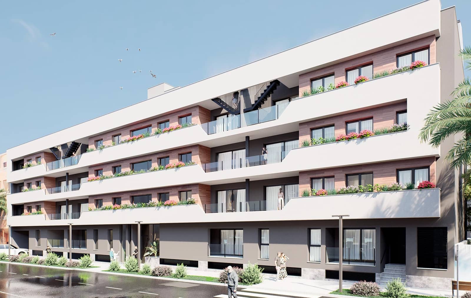 2 sypialnia Apartament na sprzedaż w Lo Pagan z basenem garażem - 259 000 € (Ref: 9862178)