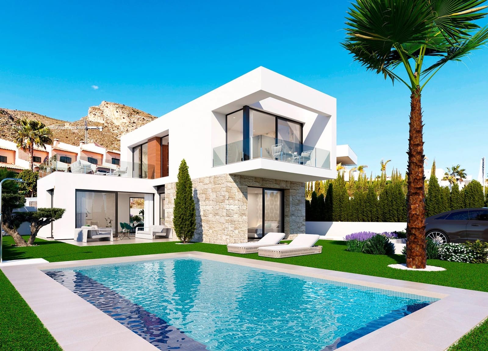 3 slaapkamer Villa te koop in Finestrat met zwembad garage - € 895.000 (Ref: 9909366)