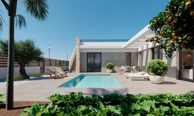 3 makuuhuone Huvila myytävänä paikassa Hacienda del Alamo, Fuente Alamo de Murcia mukana uima-altaan 
autotalli - 374 900 € (Ref: 9950337)