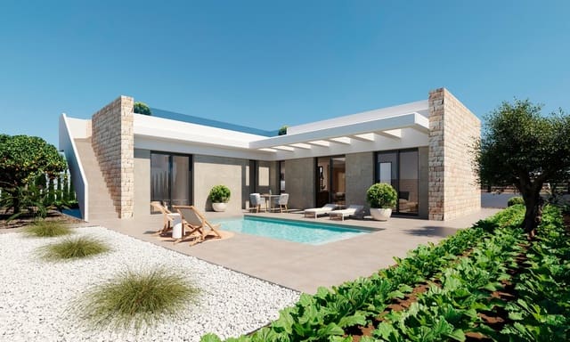 3 makuuhuone Huvila myytävänä paikassa Hacienda del Alamo, Fuente Alamo de Murcia mukana uima-altaan 
autotalli - 374 900 € (Ref: 9950337)
