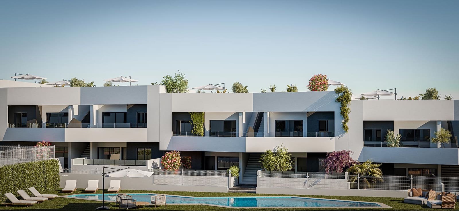 3 chambre Bungalow à vendre à San Miguel de Salinas avec piscine - 254 900 € (Ref: 9971490)