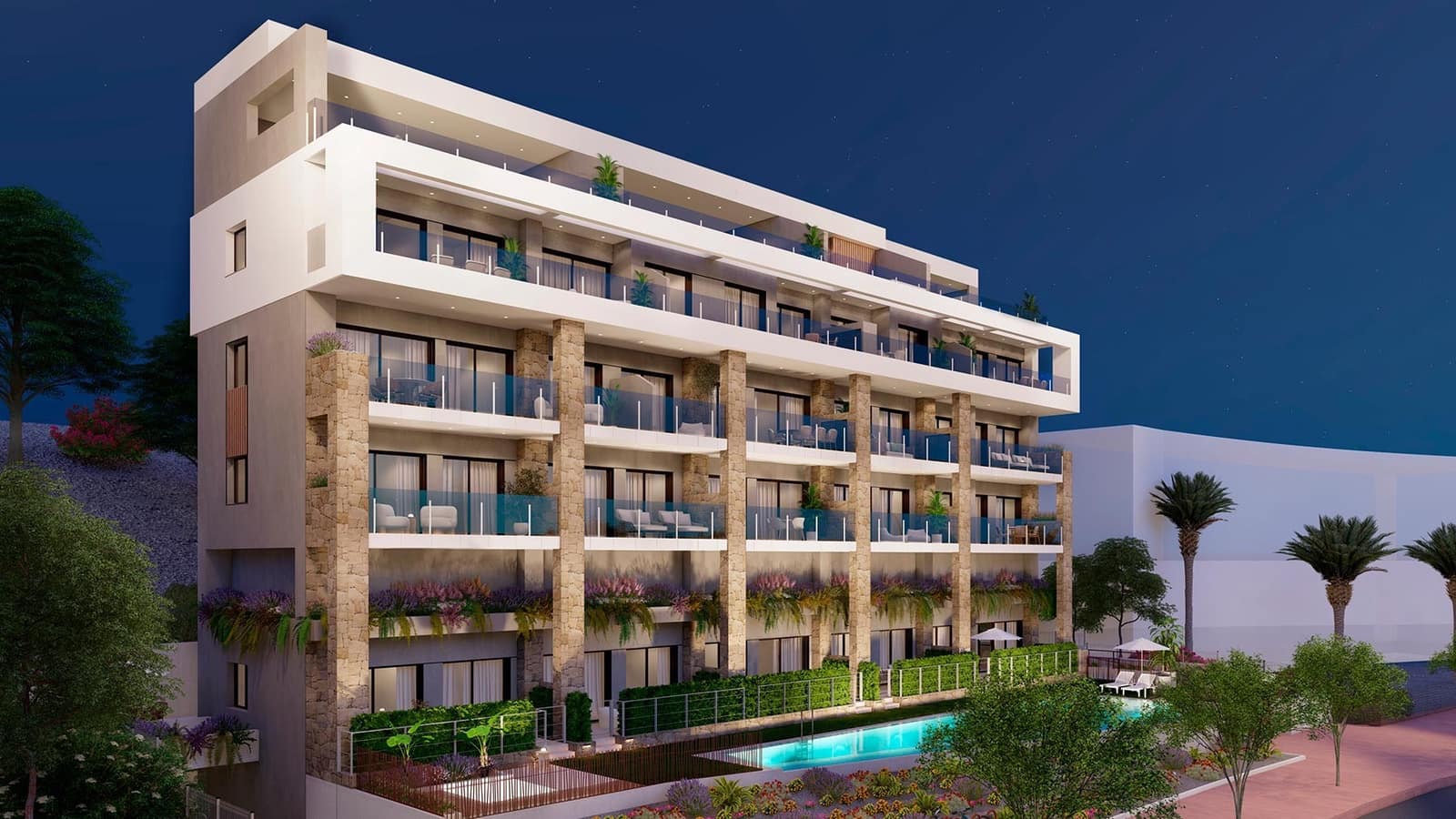 2 soveværelse Lejlighed til salg i La Villajoyosa / Vila Joiosa med swimmingpool garage - € 827.000 (Ref: 9983164)