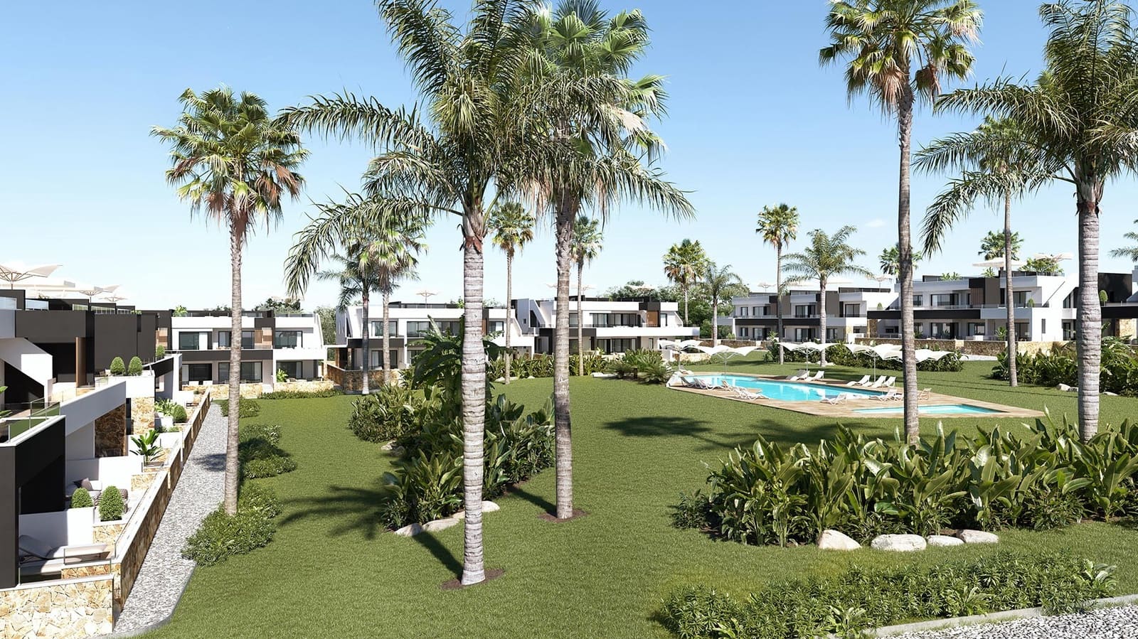 2 soverom Bungalow til salgs i Ciudad Quesada med svømmebasseng garasje - € 322 000 (Ref: 9996410)