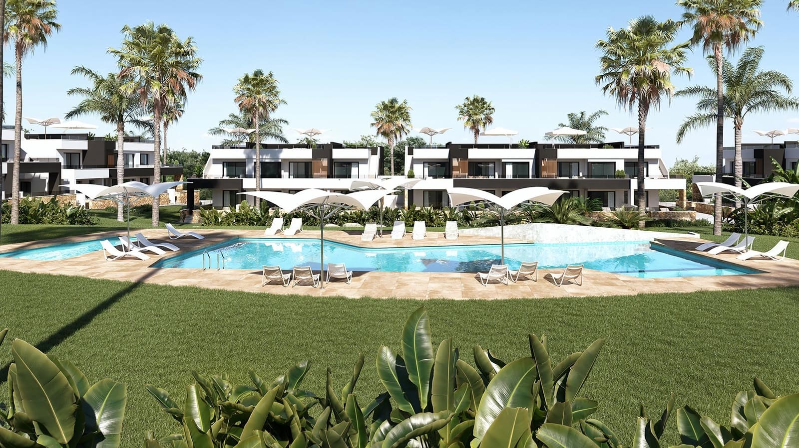 2 soverom Bungalow til salgs i Ciudad Quesada med svømmebasseng garasje - € 322 000 (Ref: 9996410)