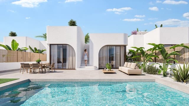 3 sypialnia Willa na sprzedaż w Las Lomas de Rame - Bahía Bella, Los Alcázares z basenem garażem - 649 900 € (Ref: 9997508)