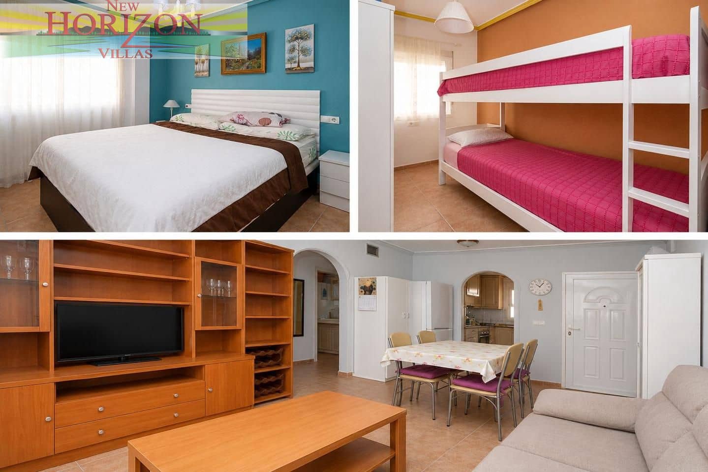 3 makuuhuone Asunto vuokrattavana paikassa Mojacar mukana uima-altaan - 1 200 € (Ref: 10001021)