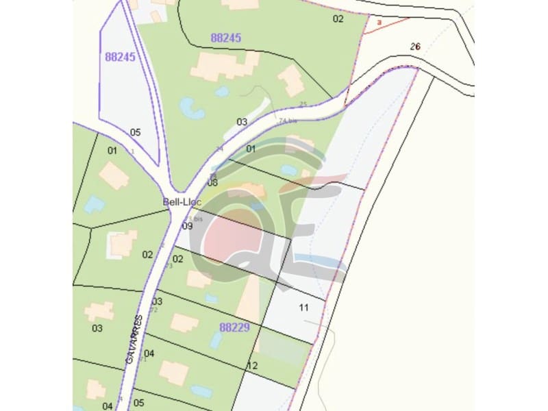 Ubebygd land til salgs i Santa Cristina d'Aro - € 250 000 (Ref: 6515246)